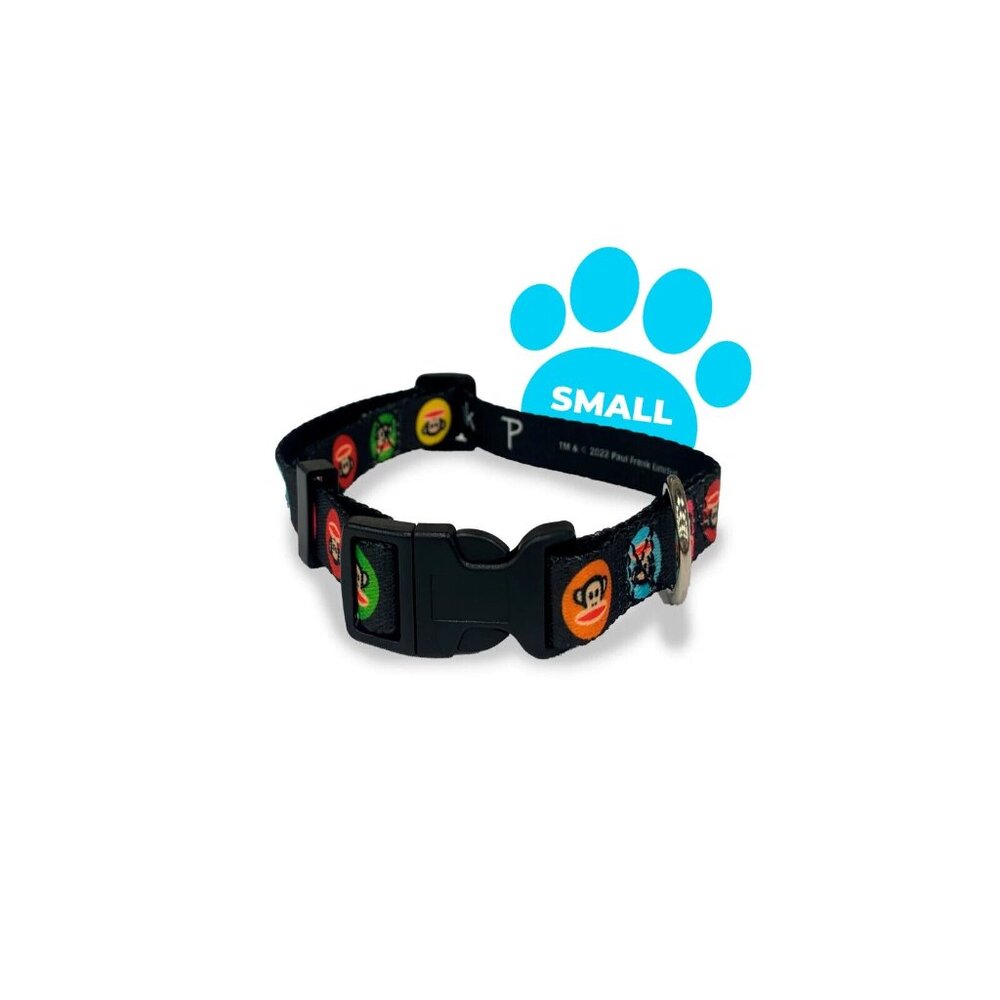 Perri's Dog Collar Paul Frank Monkey color pop NWT Small